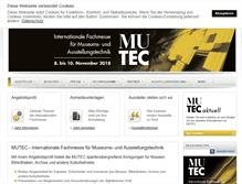 Tablet Screenshot of mutec.de